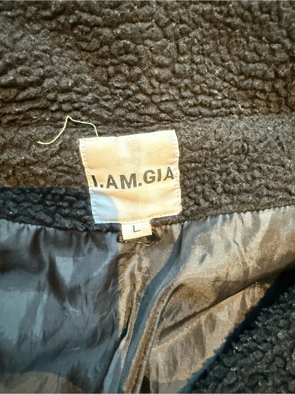 I AM GIA Teddy Jacket - Picture 3 of 3